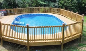 Above Ground Pool Decks Come in Many Forms