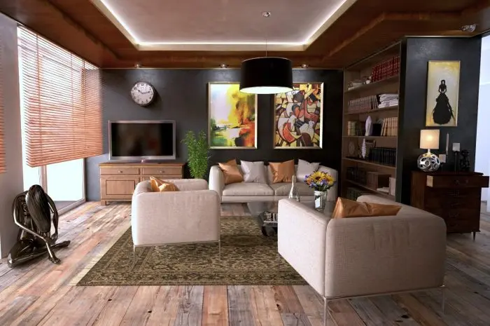 Contemporary Art Living Room
