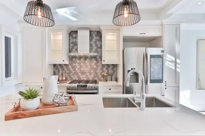 Floral Backsplash