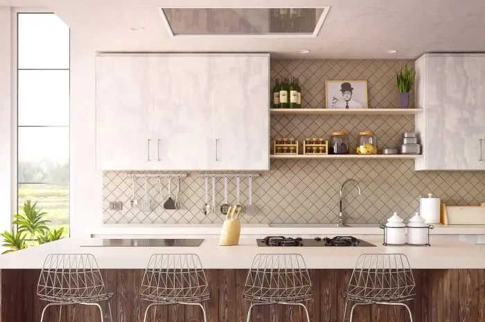 Harlequin Backsplash