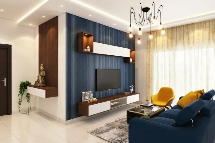 Sculptural Pieces Living Room