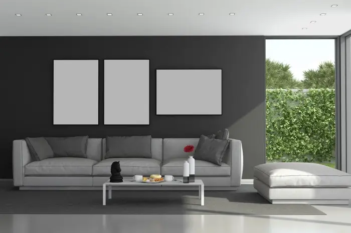 Barely There Gray Living Room Walls