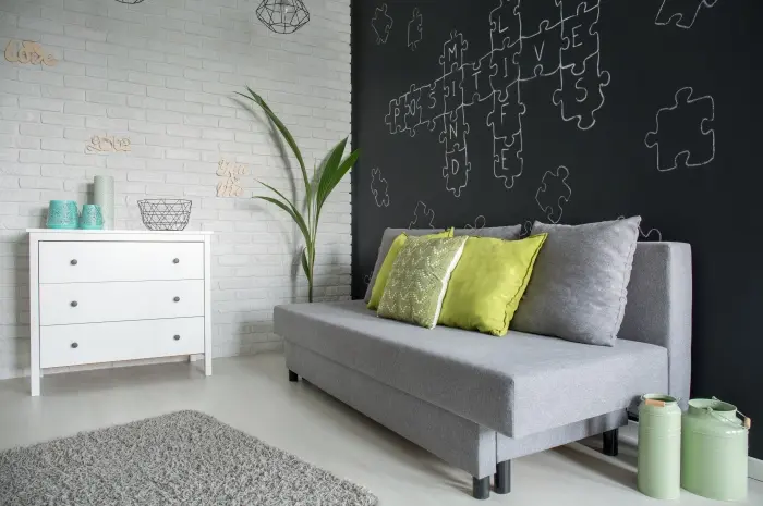 Black & White Living Rooms