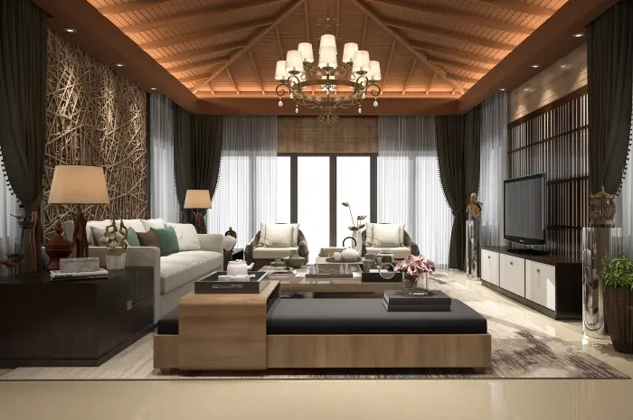 Glamorous Gray Living Room