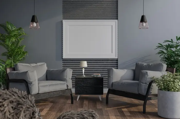 Gray Living Room Accents