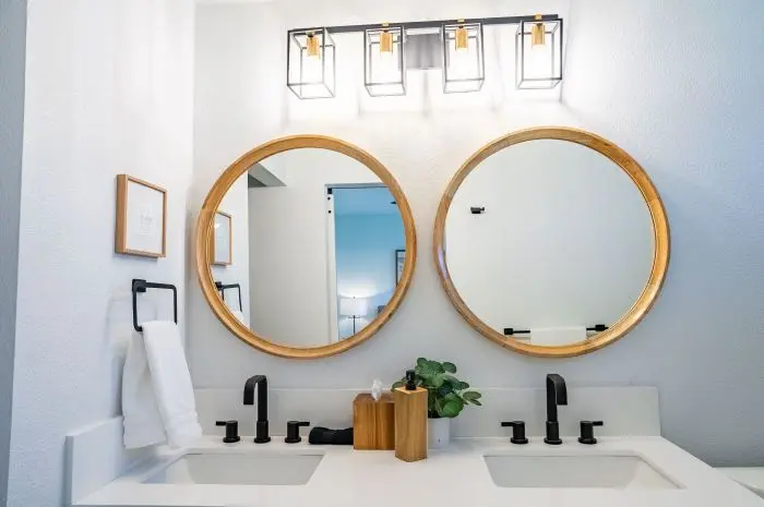 Install Sconces on the Mirror