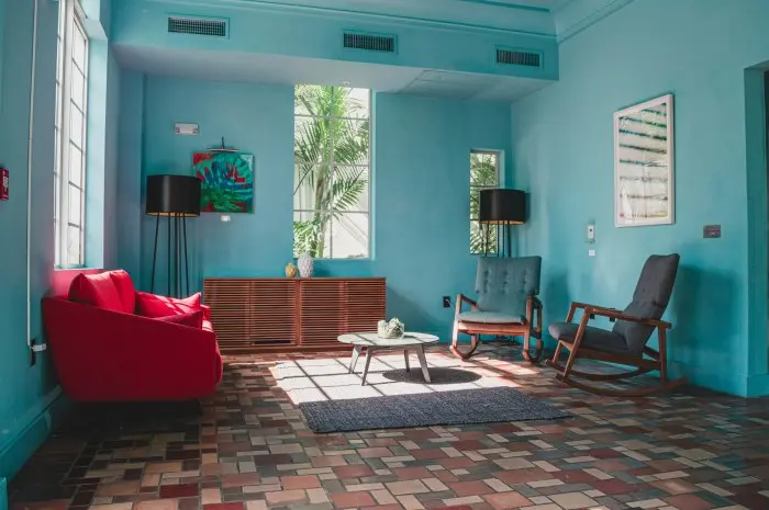 Light Blue Living Rooms
