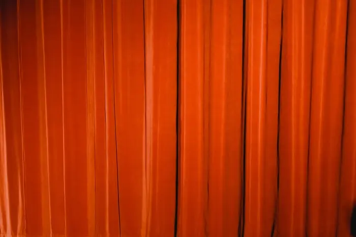 Orange Curtains