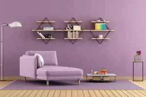 Positively Purple Living Rooms